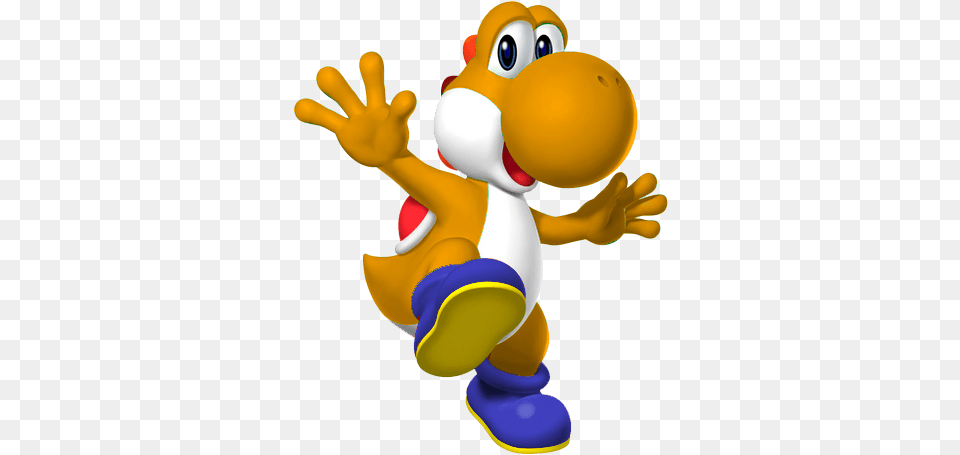 Orange Yoshi Super Mario Orange Yoshi, Toy, Mascot Free Png Download