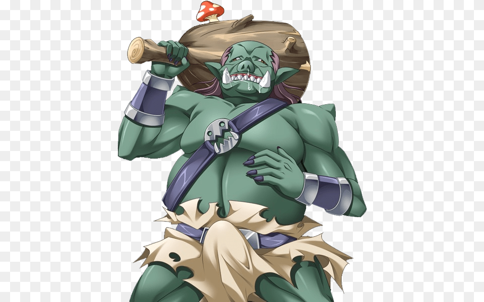 Download Orc Image For Anime Orc, Book, Comics, Publication, Baby Free Transparent Png