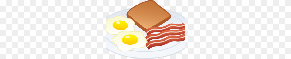 Download Organism Clipart Bacon Breakfast Pancake Plate, Food, Bread, Toast, Meat Png Image