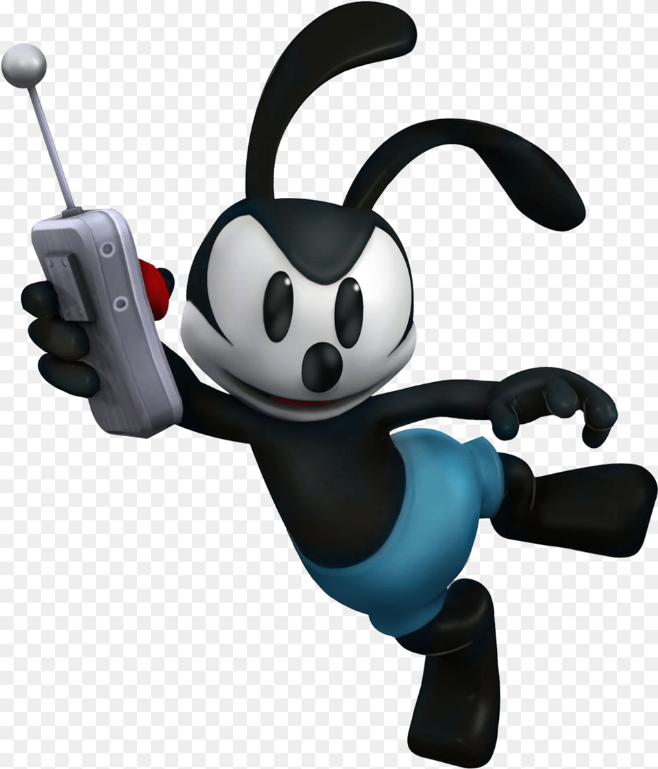 Download Oswald The Lucky Rabbit Transparent Picture Oswald Disney Epic Mickey, Cartoon, Electronics Free Png