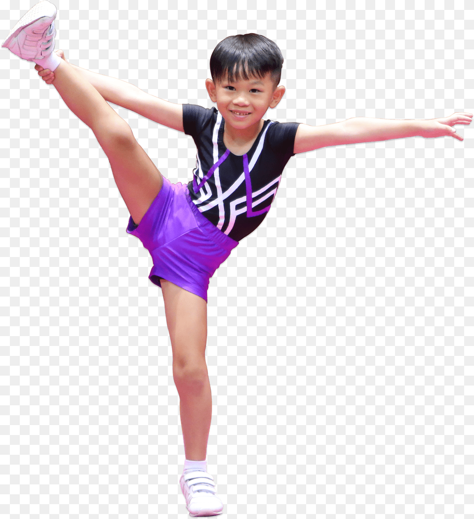 Download Our Aerobic Gymnastics Course For Cheerleading, Girl, Person, Child, Leisure Activities Free Png
