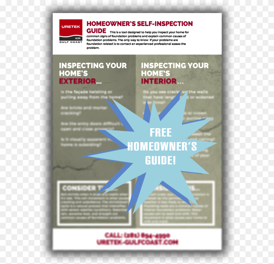 Download Our Homeowner Inspection Guide Graphic Design, Advertisement, Poster Free Transparent Png