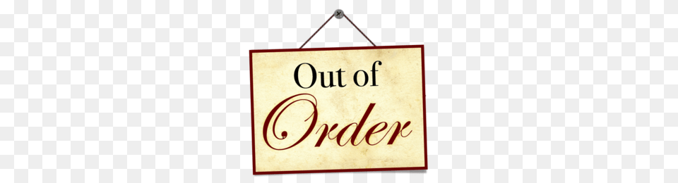 Download Out Of Order Meaning Clipart Bathroom Clip Art, Text Png