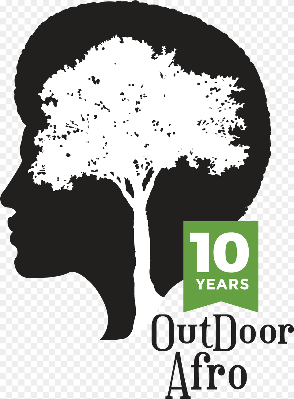 Download Outdoor Afro Hd Uokplrs Camping For Black People, Tree, Plant, Sticker, Person Png Image