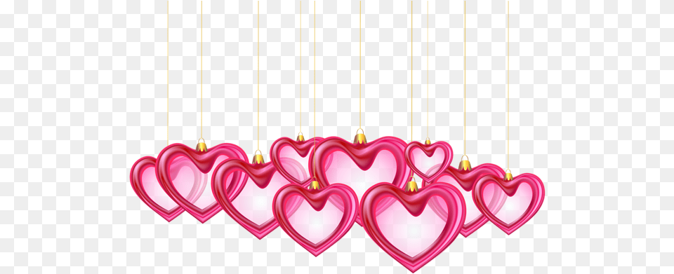 Download Outdoor String Lights Hanging Hearts Hanging Hearts Clipart, Chandelier, Lamp, Heart Png