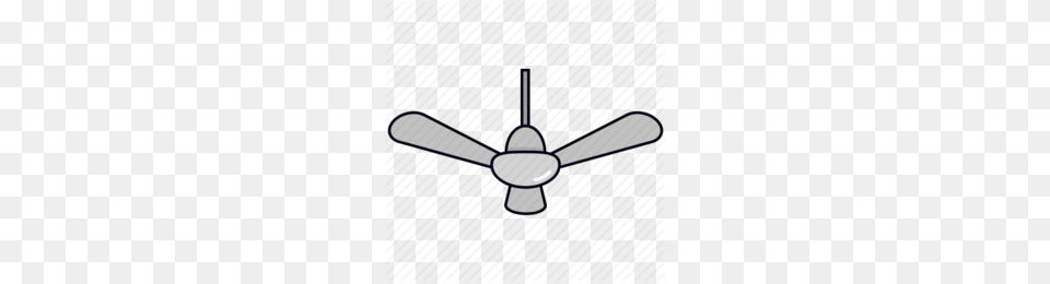 Download Outline Of Fan Clipart Ceiling Fans Clip Art, Appliance, Ceiling Fan, Device, Electrical Device Png Image