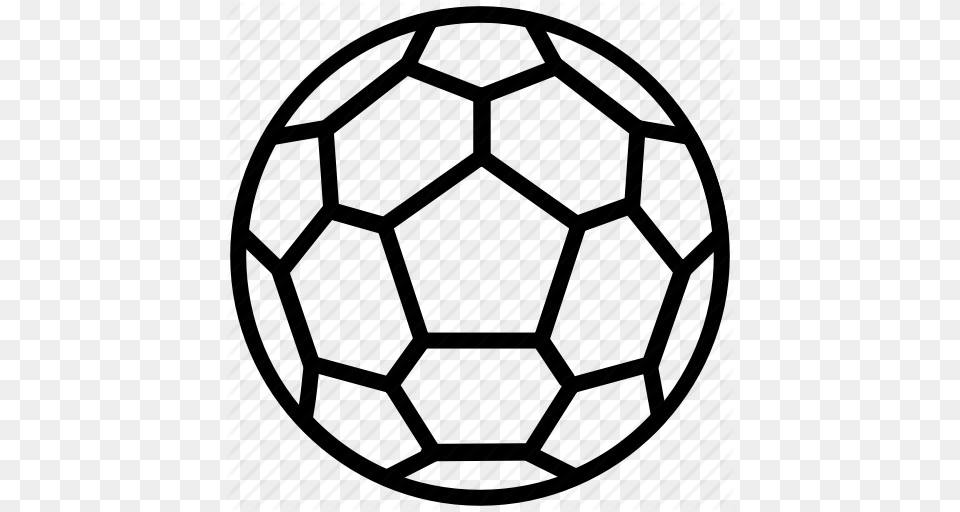 Download Outline Of A Football Clipart Ball Clip Art Ball, Soccer, Soccer Ball, Sphere, Sport Free Transparent Png