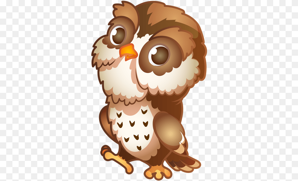 Download Owl Cartoon Transparent Illustration, Animal, Beak, Bird, Baby Png Image