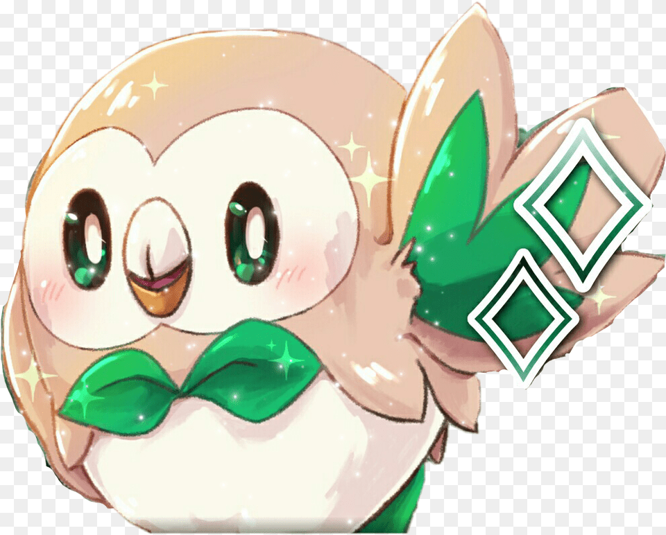 Download Owl Vanoss Rowlet Pokemon Borb Pokemon, Food, Sweets, Art, Graphics Free Png