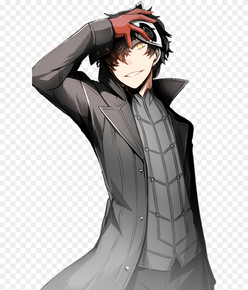 Download P5 Joker Persona 5 Full Size Image Pngkit Persona 5 Main Protagonist, Publication, Book, Comics, Person Png