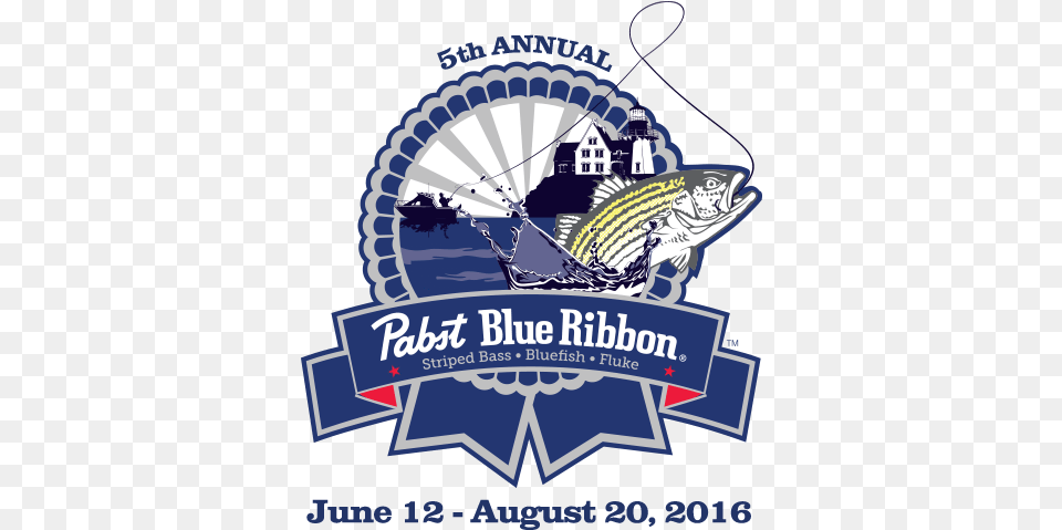 Download Pabst Blue Ribbon 2016 Fishing Tournament Brewing Fish, Advertisement, Poster, Machine, Wheel Png Image