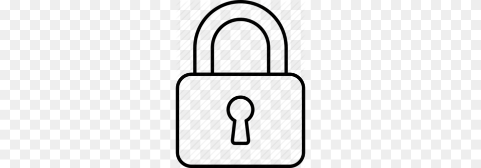 Download Padlock Clipart Padlock Clip Art White Text Product, Gate, Lock Free Png