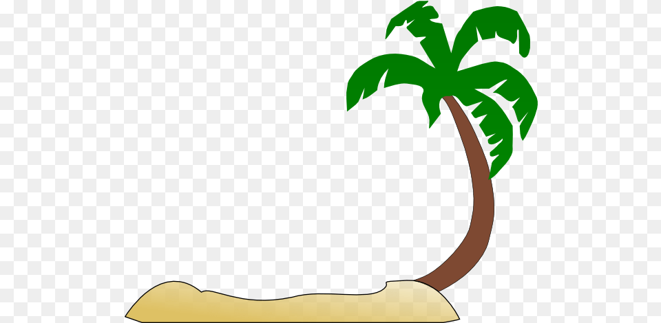 Download Palm Tree Beach Clipart Palm Tree Svg, Palm Tree, Plant, Vegetation, Land Png