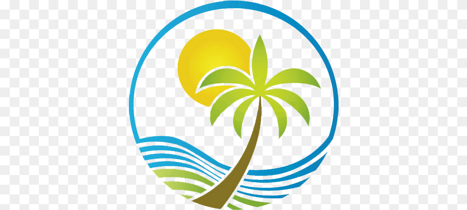 Download Palm Tree Vector Palm Trees Logo Full Size Transparent Palm Tree Logo, Leaf, Plant, Food, Fruit Png Image