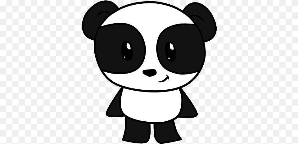Panda Icon Panda Animation, Baby, Person, Stencil Free Png Download