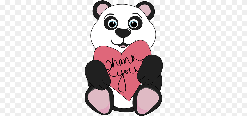 Download Pandas And Cute Image Panda Thank You Image Thank You With A Heart Free Png