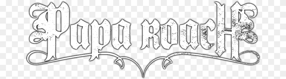 Download Papa Roach Papa Roach Logo, Calligraphy, Handwriting, Text Png Image