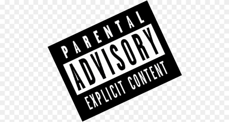Download Parental Advisory Parental Advisory Small Parental Advisory Small Logo, Text, People, Person Png