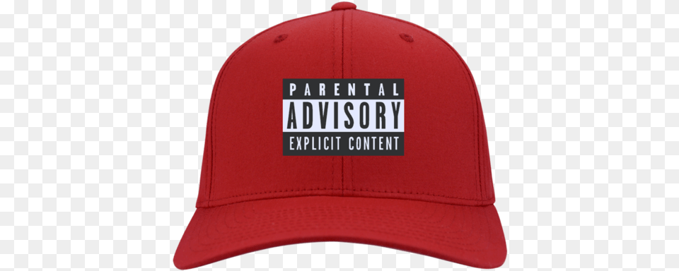 Download Parental Advisory Red Maga Hat Transparent Background, Baseball Cap, Cap, Clothing, Hardhat Free Png