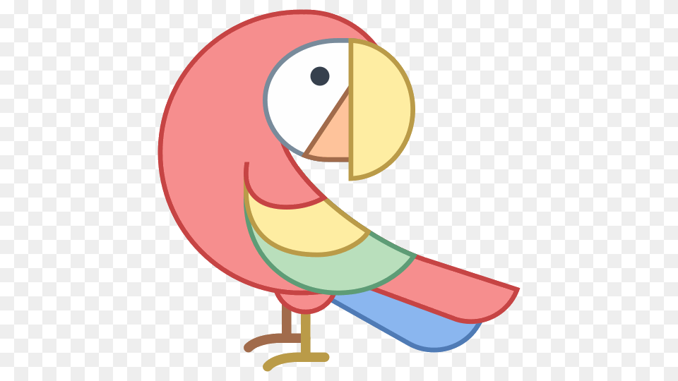 Download Parrot Transparent Parrot Cartoon, Art, Animal, Fish, Sea Life Png Image