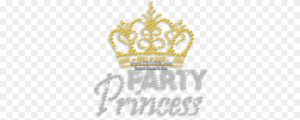 Download Party Princess U0026 Gold Crown Iron On Rhinestone Solid, Accessories, Jewelry, Chandelier, Lamp Free Transparent Png