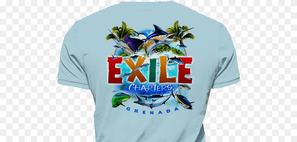 Download Path Of Exile Logo Palm Tree With White Background, T-shirt, Clothing, Beachwear, Shirt Png Image