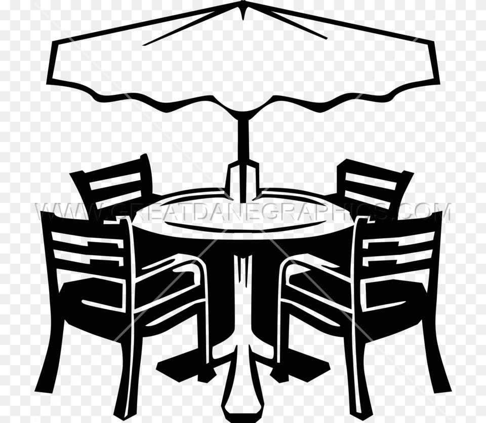 Download Patio Furniture Clip Art Clipart Table Garden Furniture, Dining Table, Architecture, Patio Umbrella, Housing Png