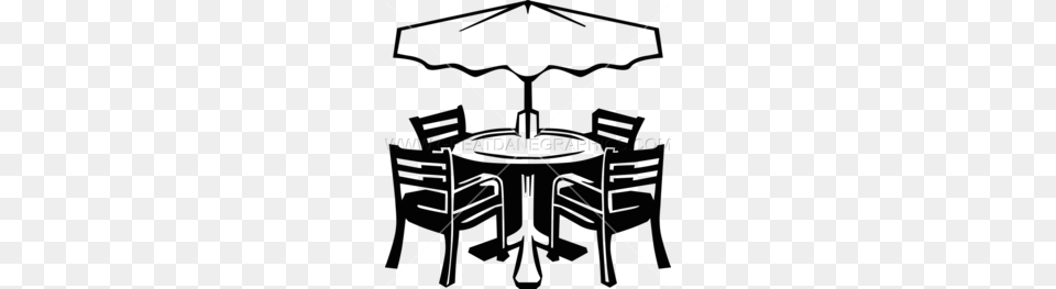Download Patio Furniture Clip Art Clipart Table Garden Furniture, Lighting, Appliance, Ceiling Fan, Device Png Image