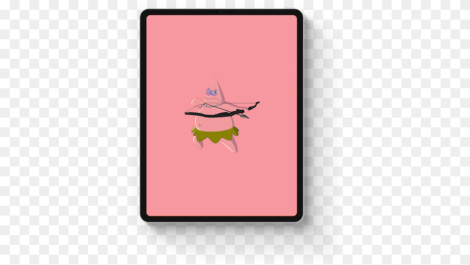 Download Patrick Star X Hawkeye Cartoon Hd Download Dinghy, Computer, Electronics, Tablet Computer, Mat Free Transparent Png