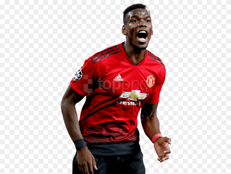 Paul Pogba Images Background, Shirt, Clothing, Face, Person Free Png Download