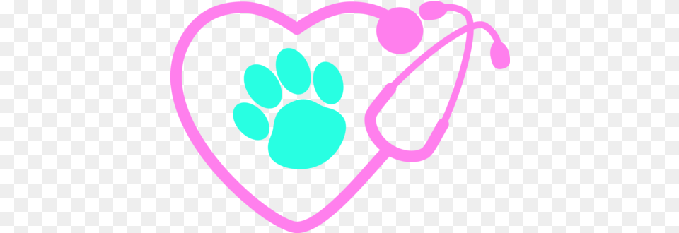 Paw Clipart Stethoscope Stethoscope With Paw Stethoscope Heart Clipart Free Png Download