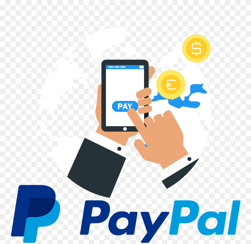 Download Paypal Payment Fair Use Paypal Logo Hd Paypal, Electronics, Phone, Mobile Phone, Computer Png Image