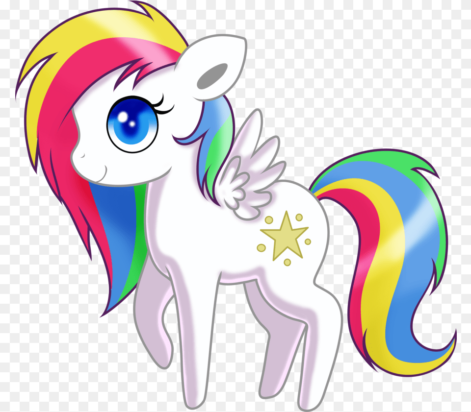 Download Pc Starshine Chibi Pony With No Clip Art, Graphics, Baby, Person, Book Png Image