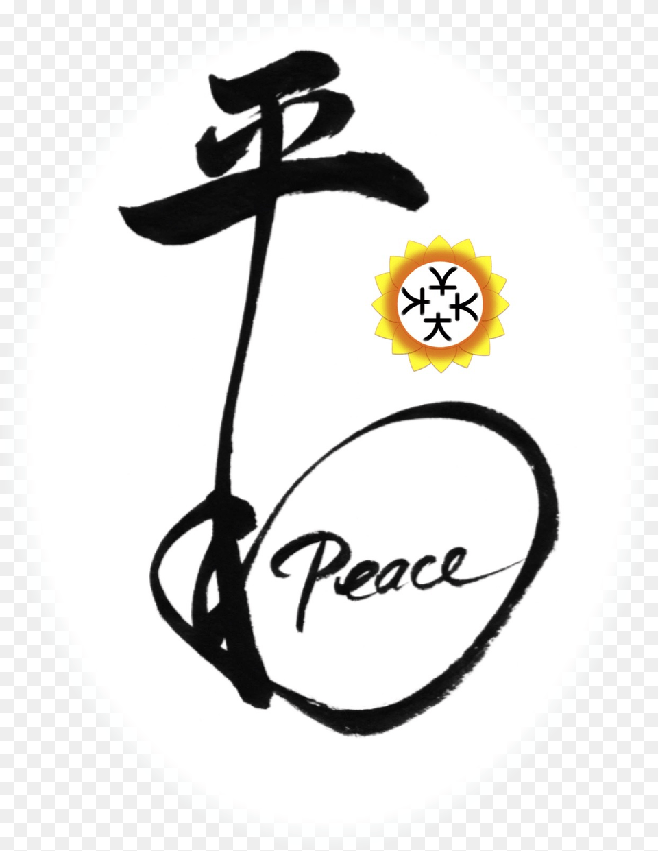 Download Peace Logo Circle, Text, Handwriting, Stencil Free Transparent Png