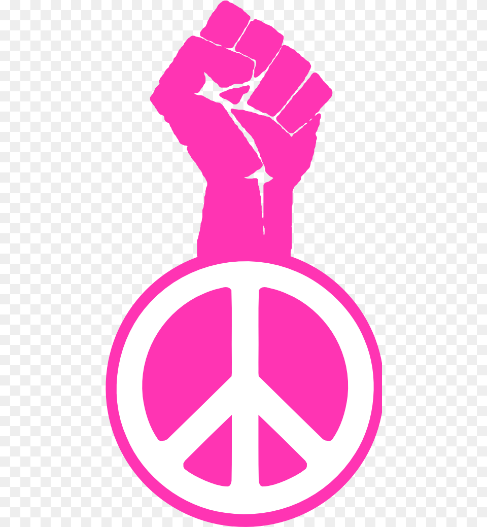 Download Peace Sign Clipart Logo Peace Sign With Fist, Body Part, Hand, Person Free Png