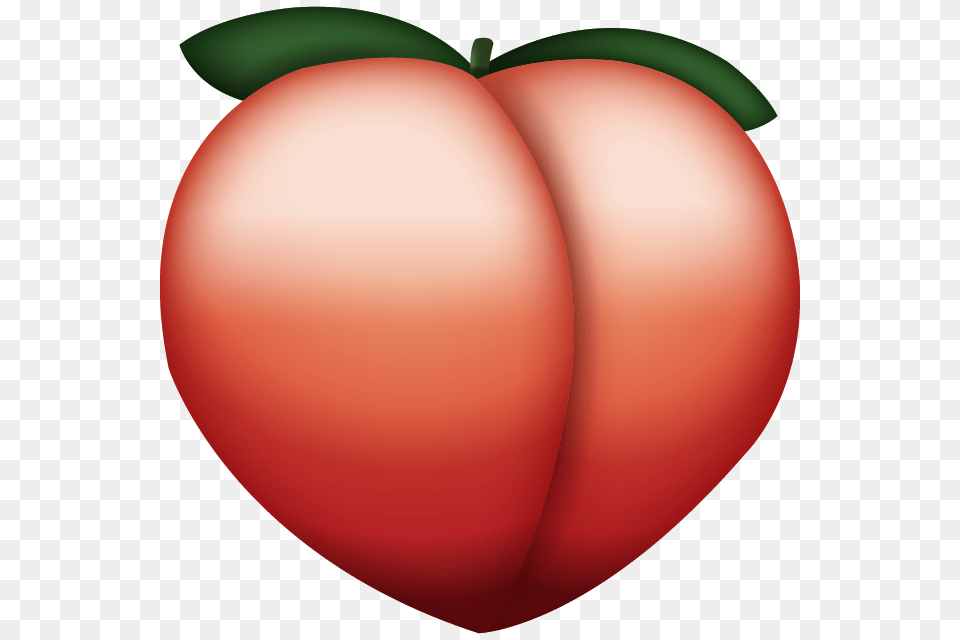 Download Peach Emoji Icon Emoji Island, Food, Fruit, Plant, Produce Free Transparent Png