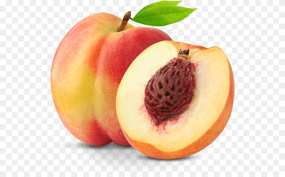 Download Peach Slice Transparent Uokplrs Melocoton Fruta, Food, Fruit, Plant, Produce Free Png