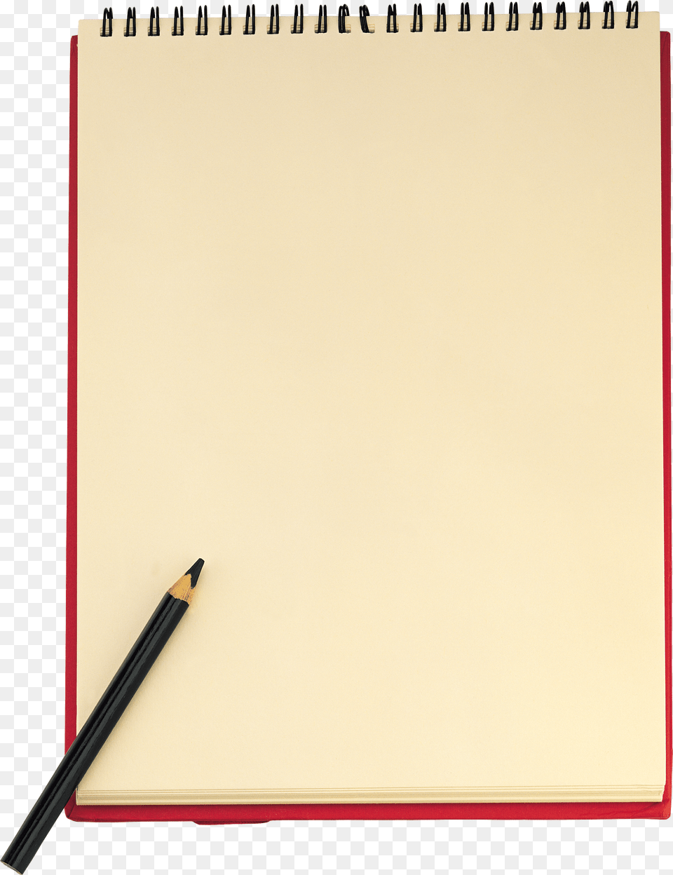 Download Pencil Paper Sheet Transparent Notebook Notebook And Paper, White Board Free Png