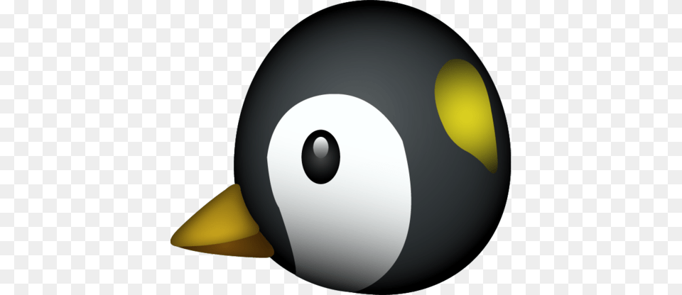 Download Penguin Emoji In Emoji Island, Disk, Animal, Bird Png Image