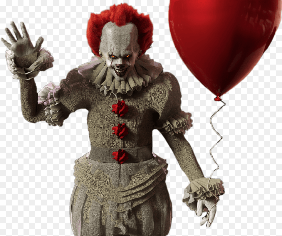 Pennywise, Balloon, Hand, Finger, Body Part Free Png Download
