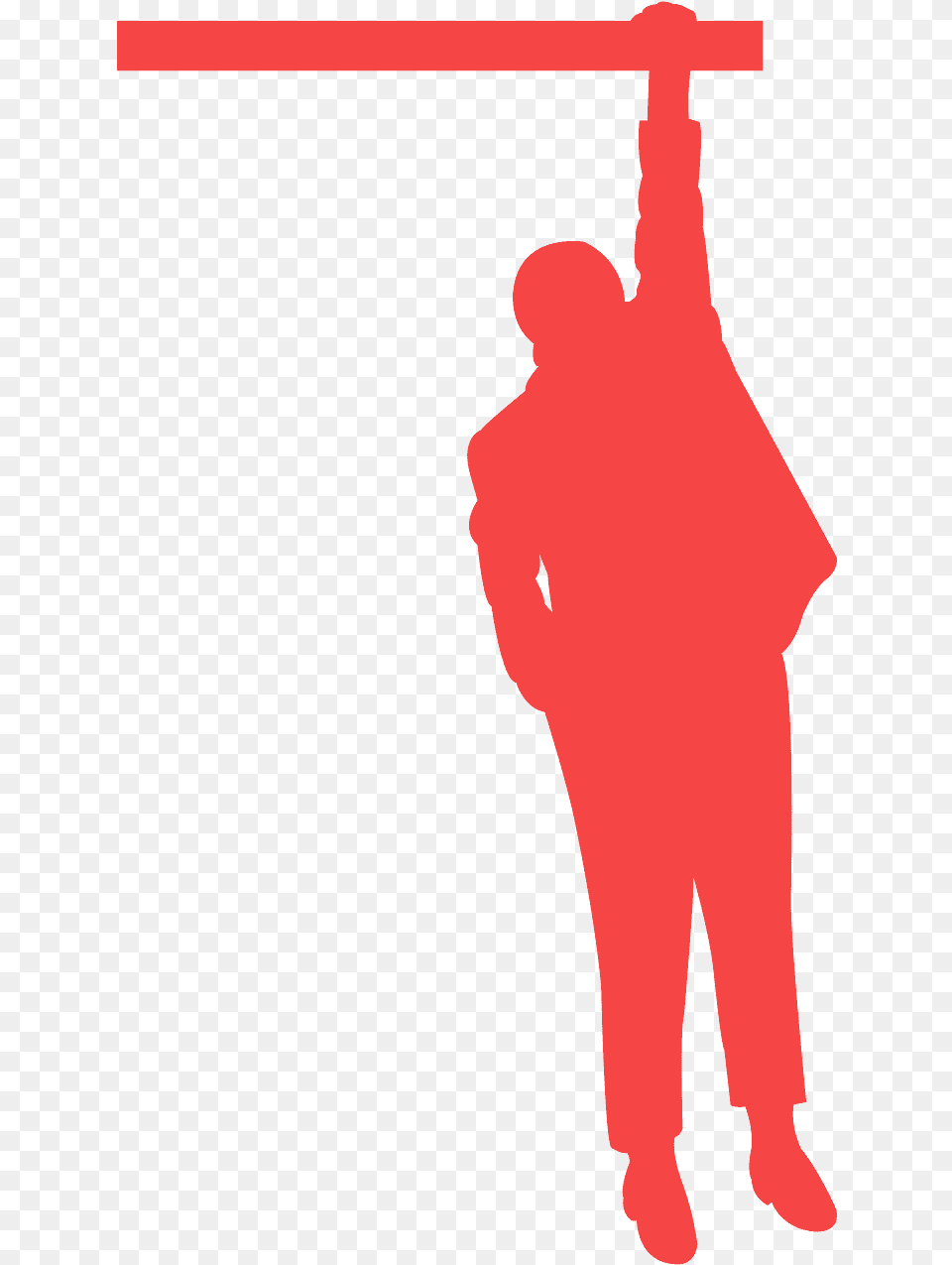 People Hanging Silhouette Red Hd Hand, Person, Adult, Male, Man Free Png Download