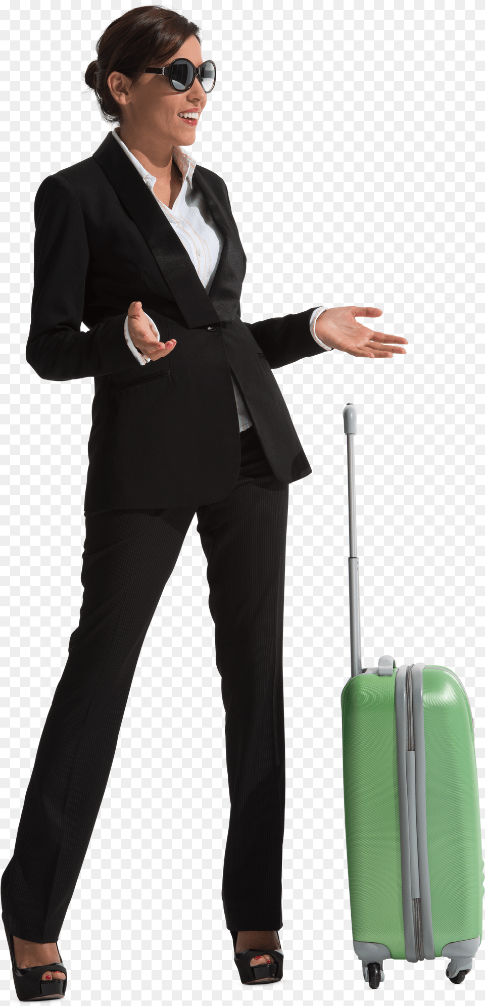 Download People Kid Format With Transparent Background Person With Suitcase Free Png