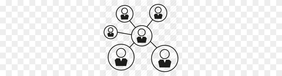 Download People Networking Icon Clipart Social Media Computer, Pattern, Accessories, Device, Grass Png Image