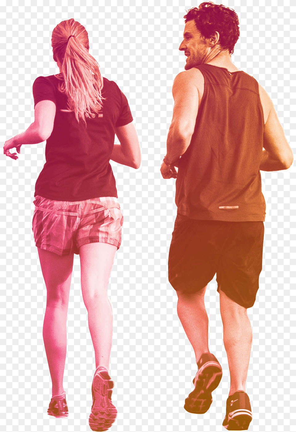 Download People Running Couple Jogging Most Effective Exercise To Lose Weight Fast, Adult, Shorts, Person, Woman Free Transparent Png