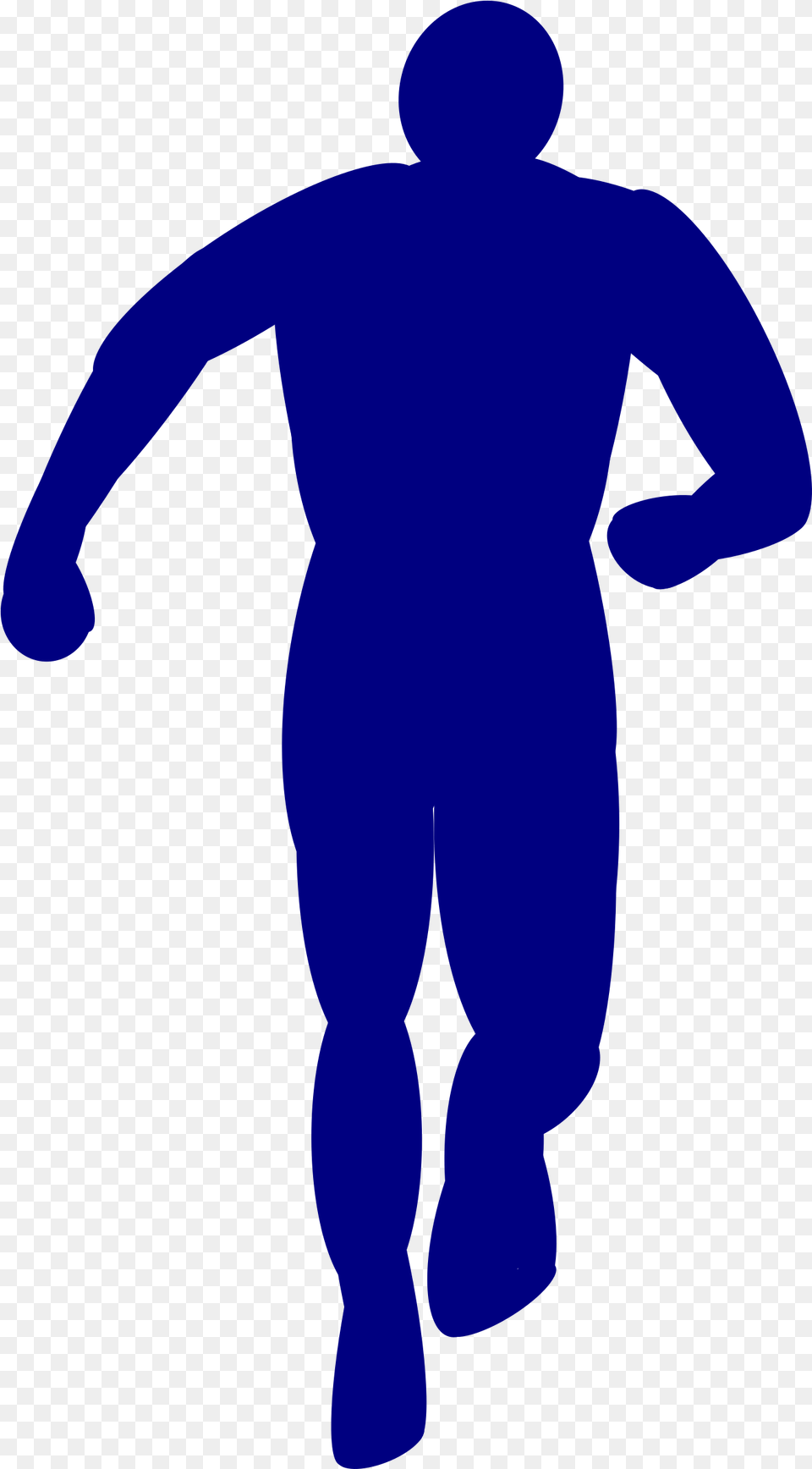 People Running Man Clip Art Image With No Running Man Silhouette Back, Adult, Male, Person Free Png Download