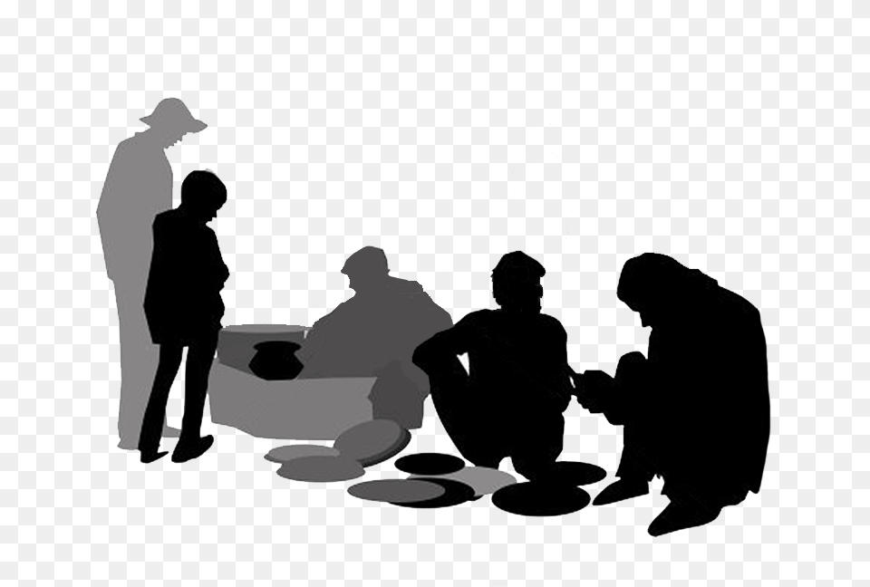 Download People Sitting Silhouette Sitting People Silhouette, Person, Man, Male, Adult Free Png