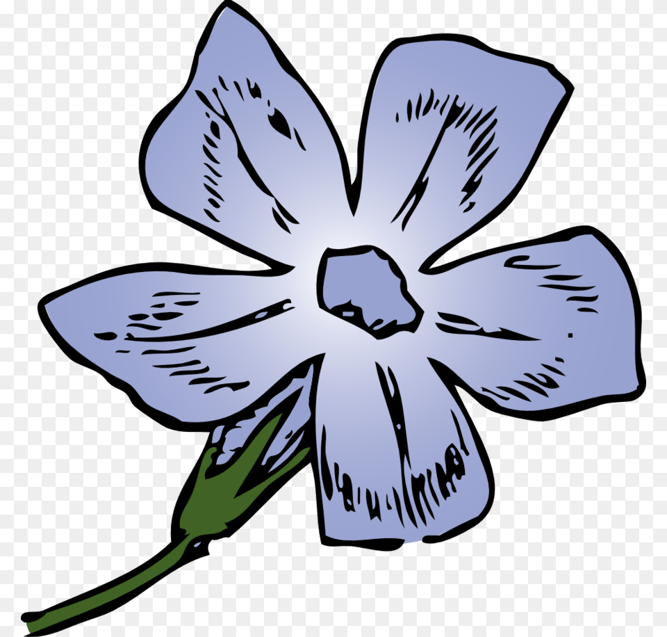 Download Periwinkle Clip Art Clipart Periwinkle Myrtle Clip Art, Flower, Plant, Petal, Anther Free Png