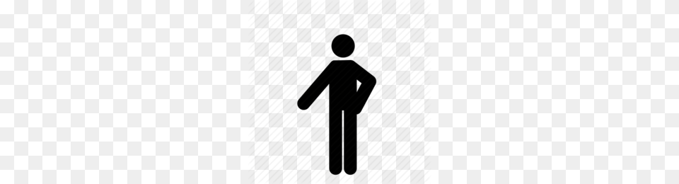 Person Icon Pointing Clipart Computer Icons Stick Figure, Silhouette, Adult, Male, Man Free Png Download