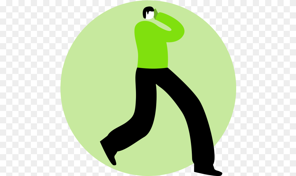Download Person Talking Illustration For Golf, Walking, Photography Png