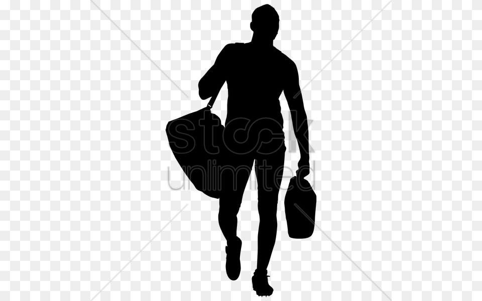 Download Person Walking Bag Silhouette Clipart Silhouette Person, Lighting, City Png Image